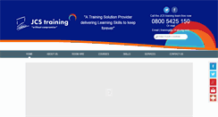 Desktop Screenshot of jcstraining.com